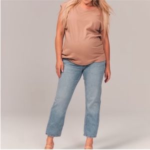Abercrombie & Fitch Maternity Ankle Straight Jean